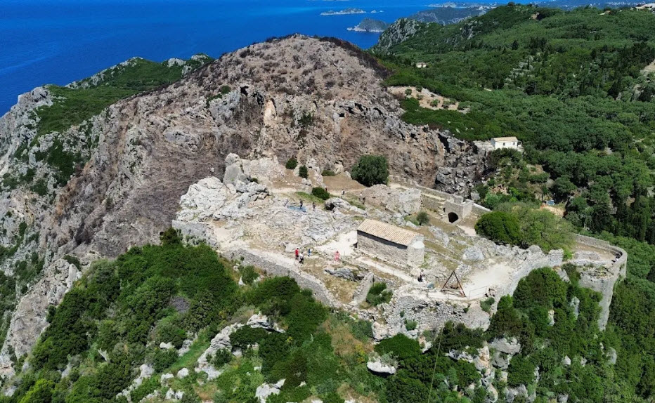 Angelokastro Byzantine Castle, Greece